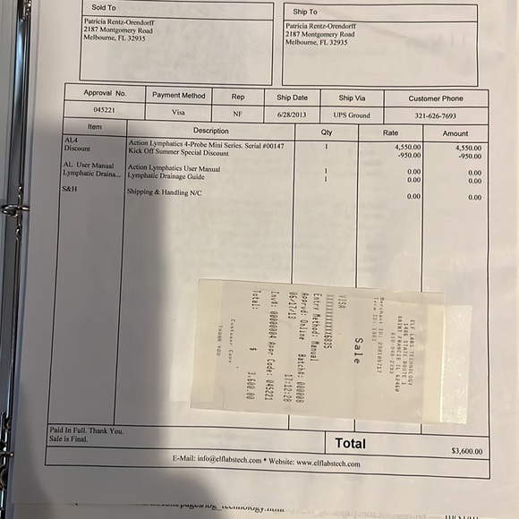 Action Lymphatics, Four probe mini, with infrared - Picture 2 of 7